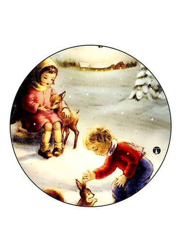 Kids Printed Fridge Magnet Round Multicolour
