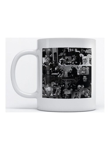 Mug friends series for Coffee and Tea White 350ml
