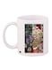 Cartoon Printed Coffee Mug White/Green/Red 11ounce
