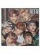 BTS Band Pattern Hidden Frame Canvas Wall Painting Multicolour 50 x 50centimeter
