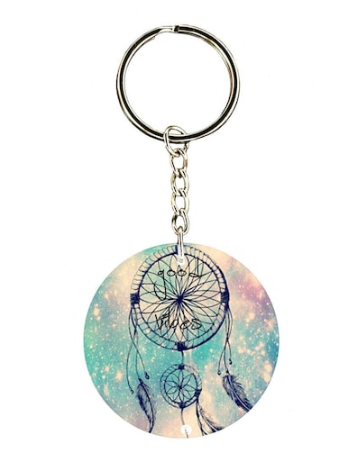 A Dream Catcher Double Side Printed Keychain
