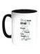 English Quote Printed Coffee Mug White/Black 11ounce