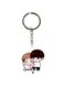 Cartoon Boys Printed Dual Sided Keychain
