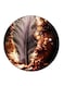 Feather Printed Fridge Magnet Multicolour
