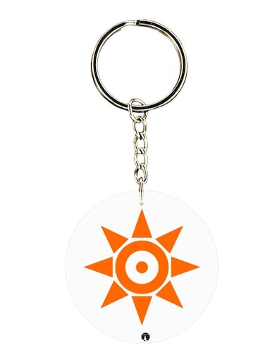 Anime Digimon Double Side Printed Keychain