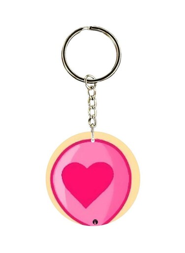 Heart Printed Keychain