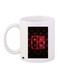 Star Printed Coffee Mug White/Black/Red
