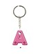 Initial A Designed Dual Sided Keychain