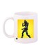 Game Fortnite Character Printed Mug White/Yellow/Black