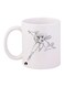 Anime Jazeerat Al Kanz Printed Mug White/Black Standard Size
