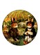 Rabbits Printed Fridge Magnet Multicolour