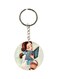 Cartoon Printed Double Sided Keychain
