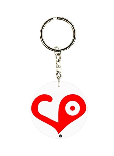 Anime Digimon Double Side Printed Keychain