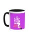 Keep Calm And Ask Questions Printed Coffee Mug Black/White 11ounce