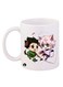 Hunter X Hunter Anime Printed Coffee Mug White/Green/Pink 11ounce
