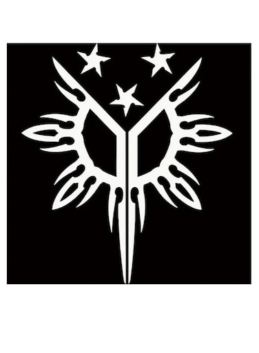 1-Piece Philippine Sun and Three Stars Decal, Vinyl Waterproof Emblem for Car, Truck, Van, Wall, Laptop