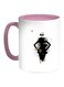 Fashion Printed Coffee Mug Pink/White/Black