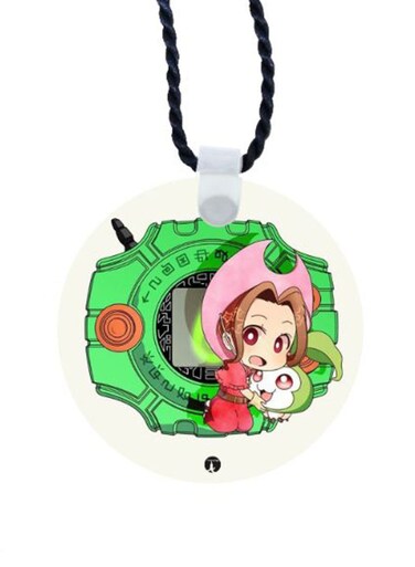 Printed Car Mirror Pendant