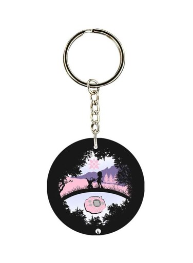 Anime Digimon Printed Keychain