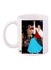 Cartoon Printed Coffee Mug White/Blue/Red 11ounce