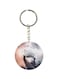 Hand Printed Double Sided Keychain