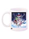 Sonic Printed Coffee Mug White/Blue/Red