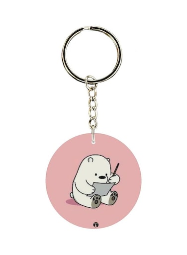 Bear Printed Keychain