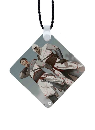 Assassin's Creed Printed Car Mirror Pendant