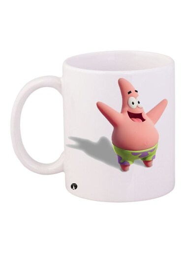 SpongeBob Printed Coffee Mug White/Pink/Green