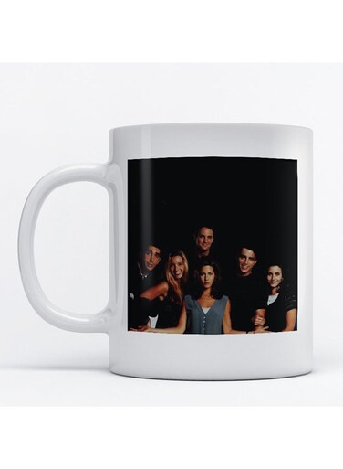 Friends Series Printed Mug White/Black/Blue