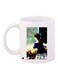 Girl Printed Coffee Mug White/Blue/Brown 11ounce