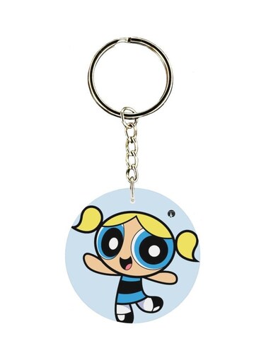 Cartoon Printed Single Sided Keychain