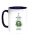 FIFA World Cup 2018 Saudi Arabia Football Team Printed Coffee Mug White/Blue 11ounce