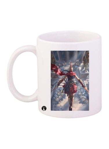 Assassin's Creed Printed Mug White/Red/Grey