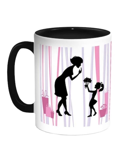 Mother'S Day Gift Printed Coffee Mug Black/Pink/White