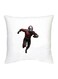 The Flash Printed Decorative Cushion White/Black/Red 16x16inch