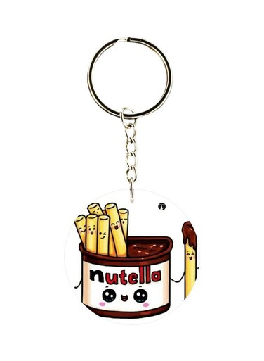 Nutella Themed Keychain