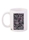 Paris Printed Coffee Mug White/Pink/Black
