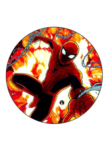 Spiderman Printed Fridge Magnet Multicolour