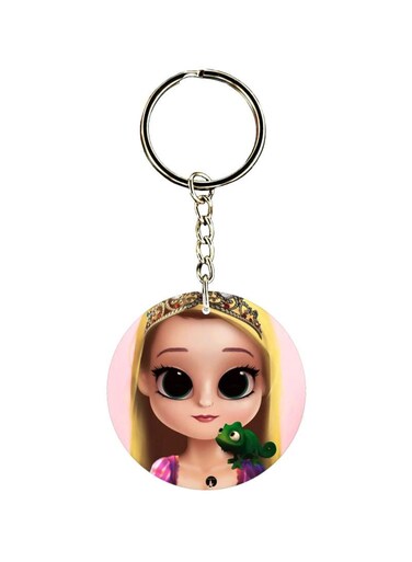 Girl Printed Keychain