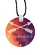 English Phrases Printed Car Mirror Pendant