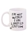 Printed Coffee Mug White/Black 12ounce