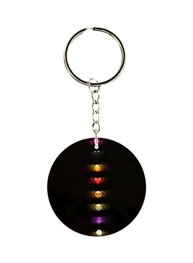 Emoji Smiley Themed Keychain