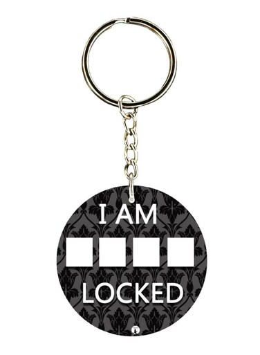 Television Show Sherlock Printed Keychain