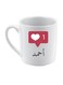Ahmed Name Printed Mug For Coffee And Tea White/Black/Red 10x5cm