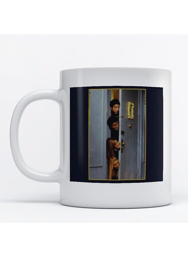 Friends Series Printed Mug White/Blue/Brown