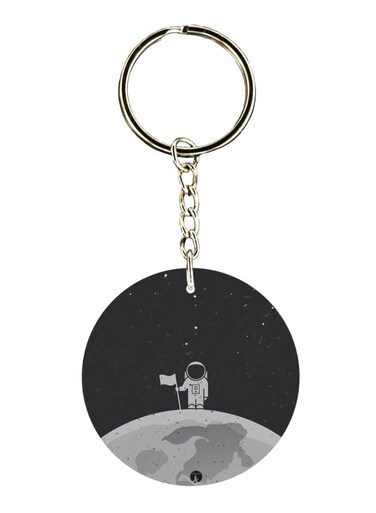 Space Printed Keychain
