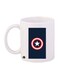 Captain America Printed Coffee Mug White/Blue/Red