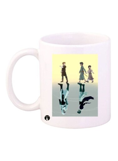 Assassin's Creed Character Printed Coffee Mug White/Yellow/Grey