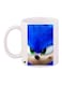 Cartoon Printed Coffee Mug Blue/Beige/White 11ounce